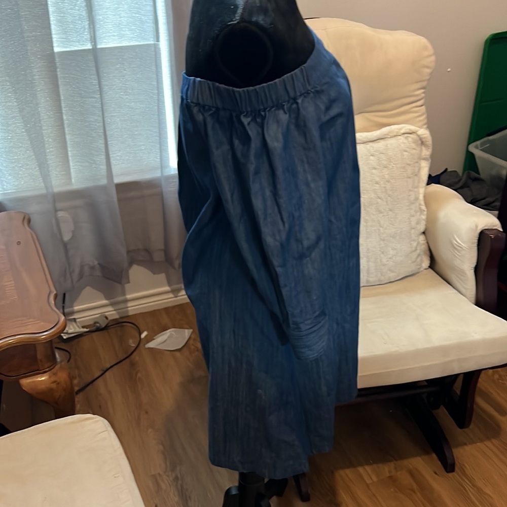SUGAR+LIPS BLUE JEAN DRESS NWOT - Picture 2 of 5